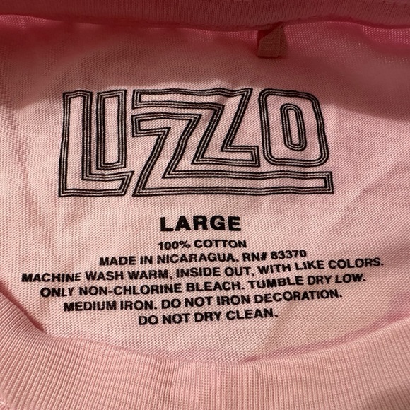 Lizzo- The Special Tour 2022/23 Booty Long Sleeve T-Shirt- Sz L- NWOT *RARE* - Picture 3 of 3